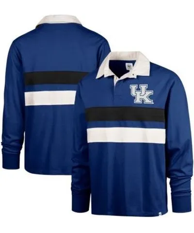 '47 Men's NCAA Kentucky Wildcats Clubhouse Knox Thames Long Sleeve Rugby Polo