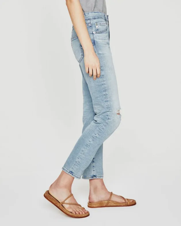 AG EX BOYFRIEND SLOUCHY SLIM FOSSIL