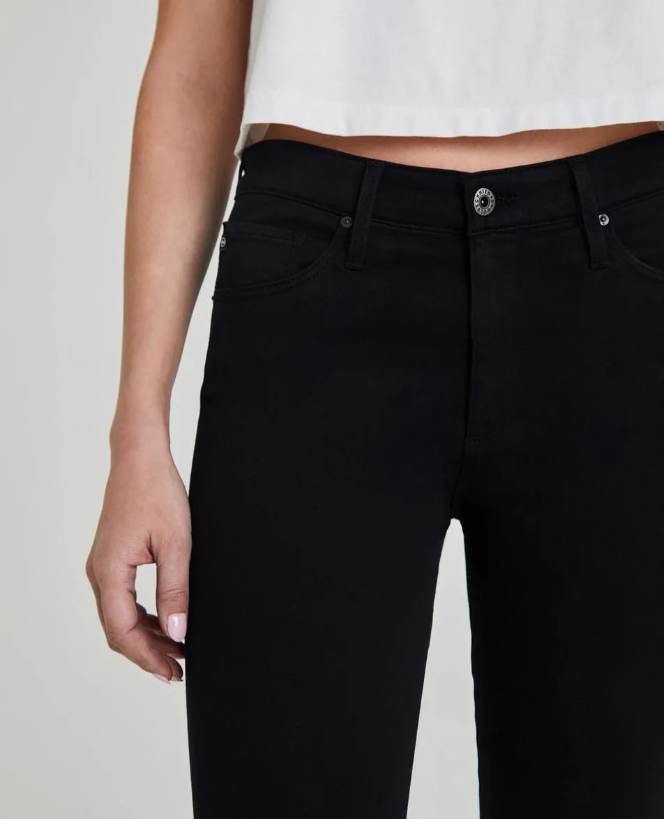 AG FARRAH SKINNY SUPER BLACK