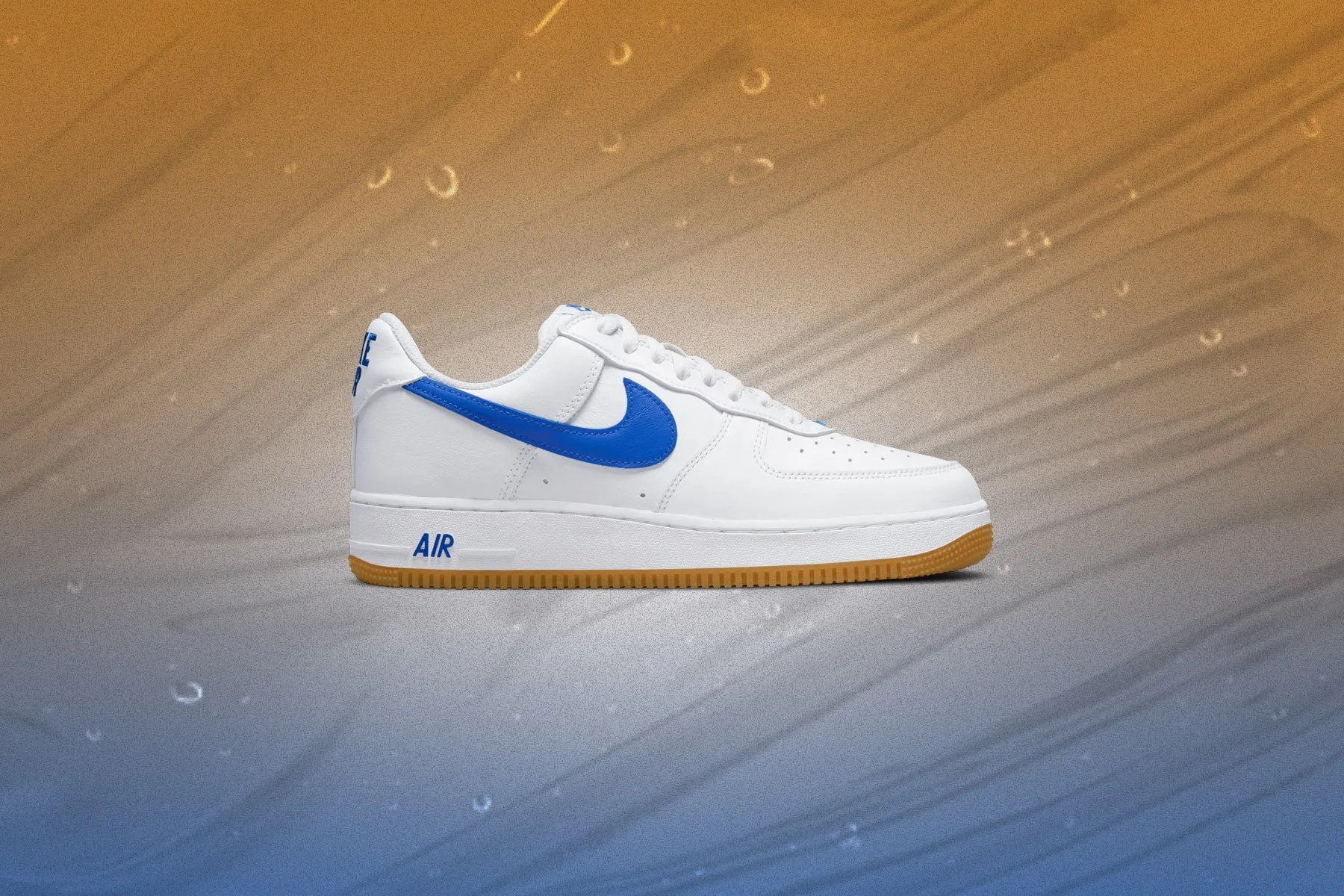 Air Force 1 Low Retro 'Color of the Month' - White/Royal Blue/Gum Yellow