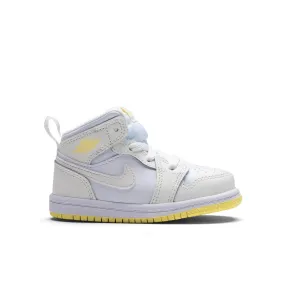 Air Jordan 1 Mid (TD) - Sail/Light Laser Orange/White