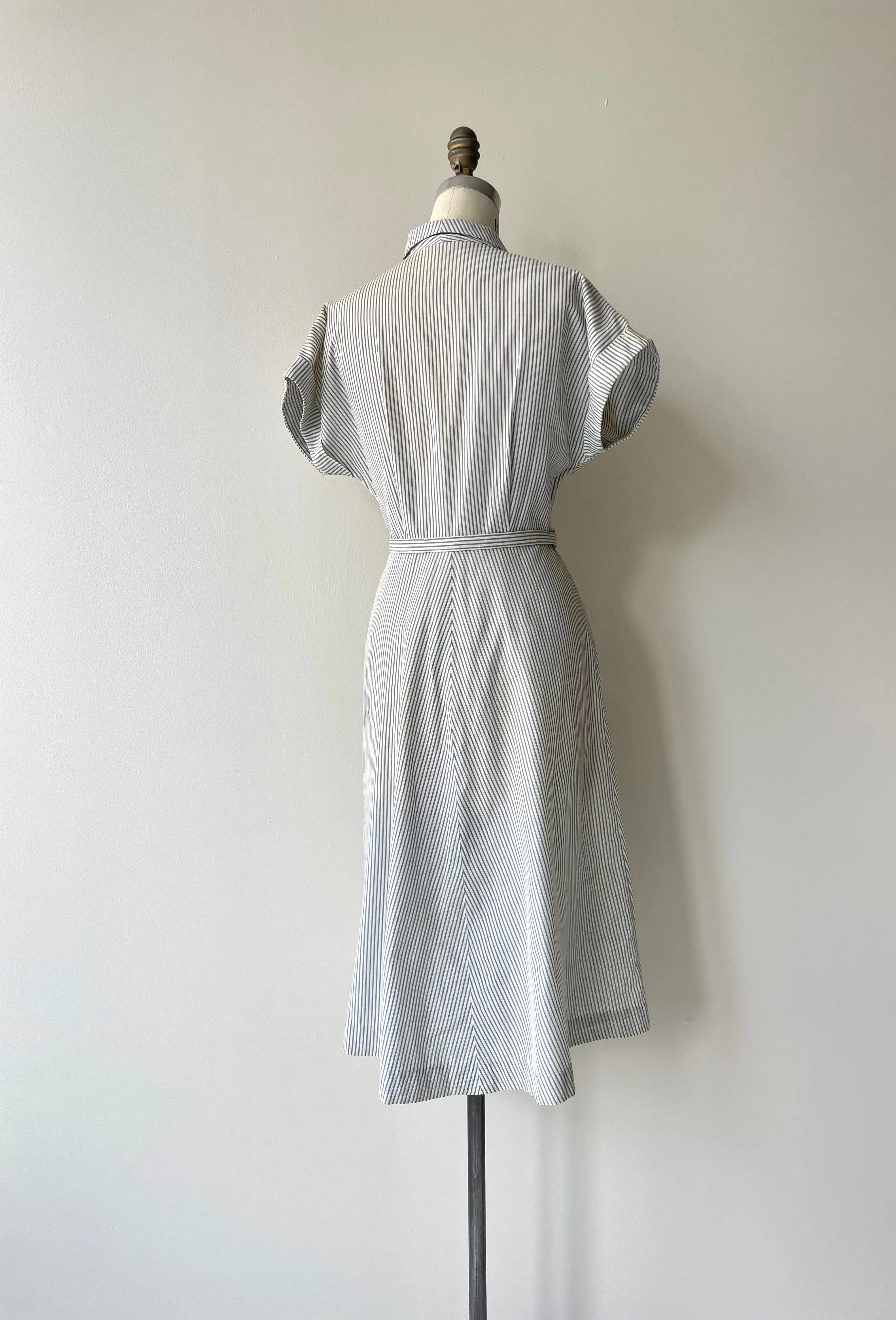 Alma Seersucker Dress | 1950s