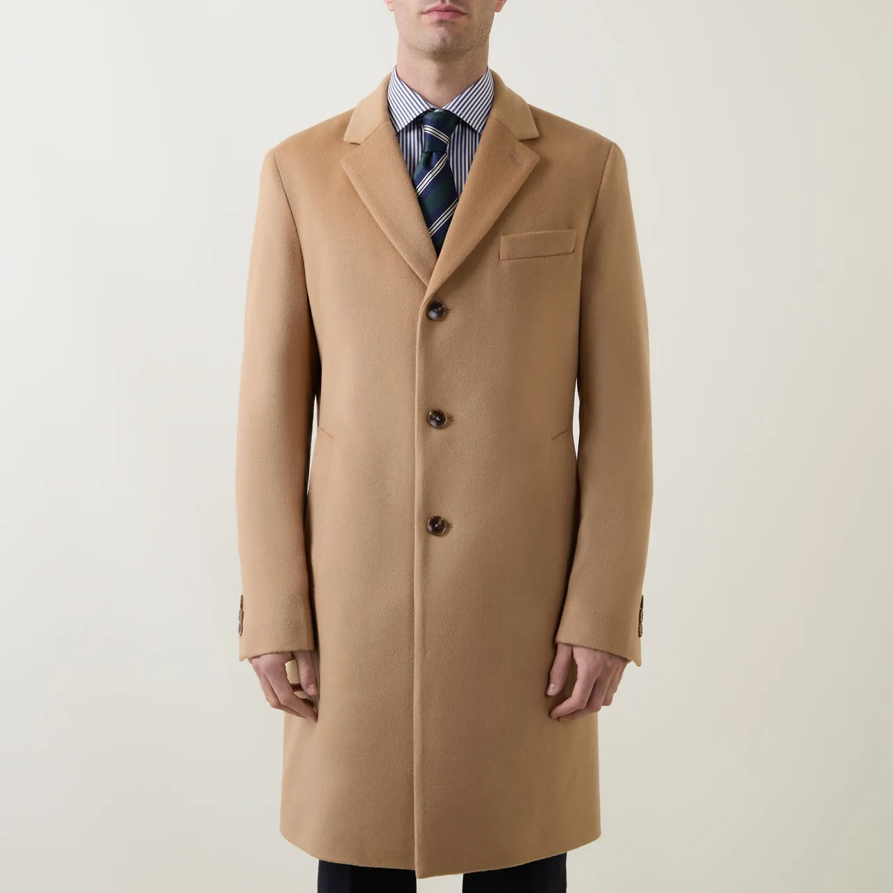 BOSS Hyde Overcoat - Beige