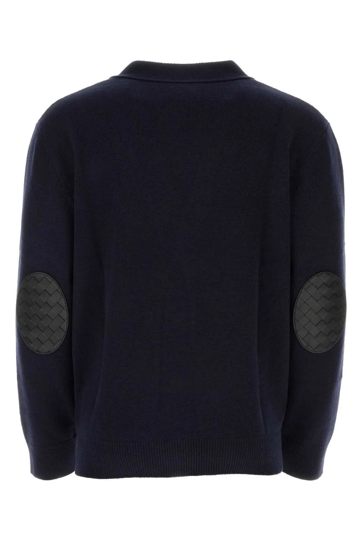 BOTTEGA VENETA  |Cashmere cardigan with intrecciato leather patches