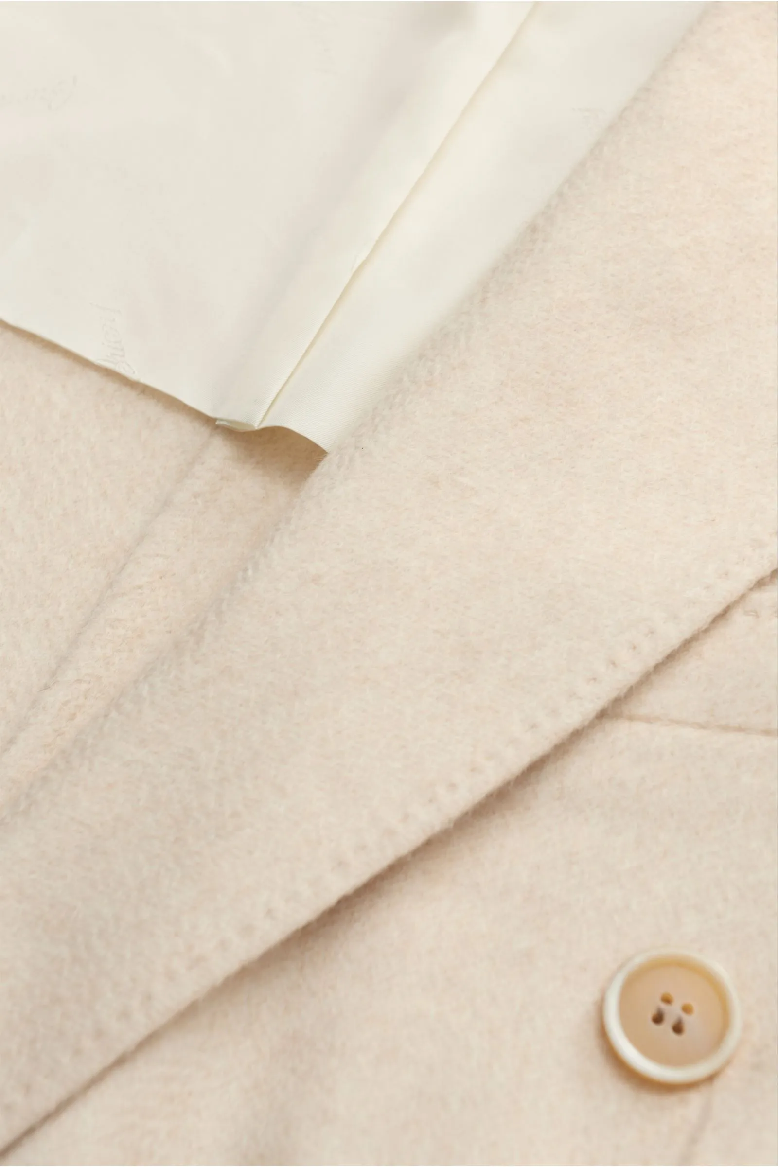 BRIONI cashmere coat 'Salomone' cream