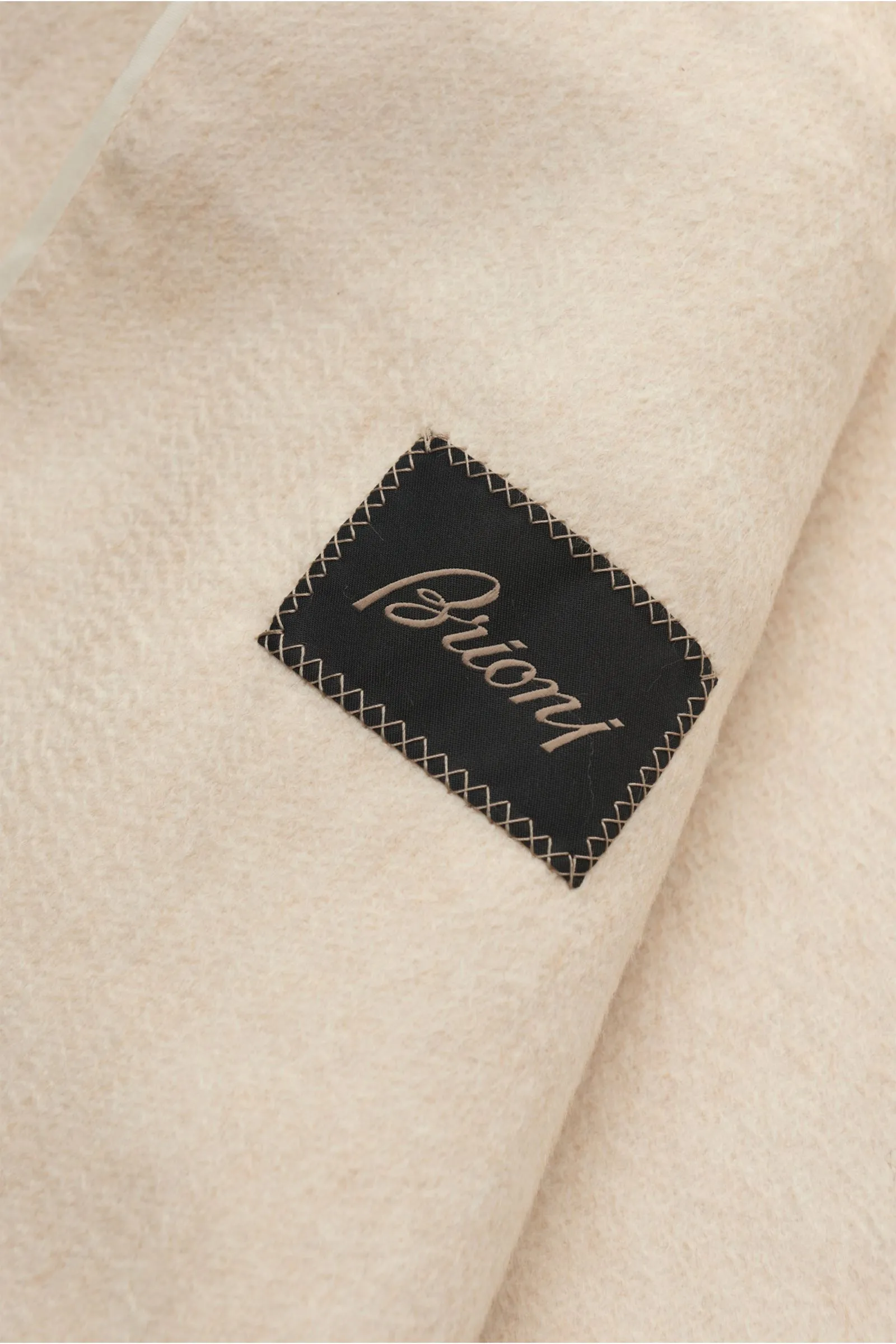 BRIONI cashmere coat 'Salomone' cream