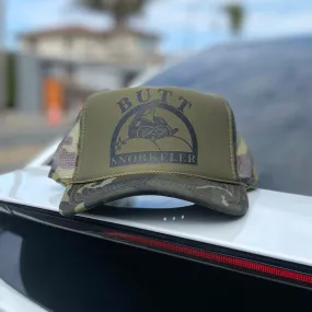 Butt Snorkeler Trucker Hat Camo