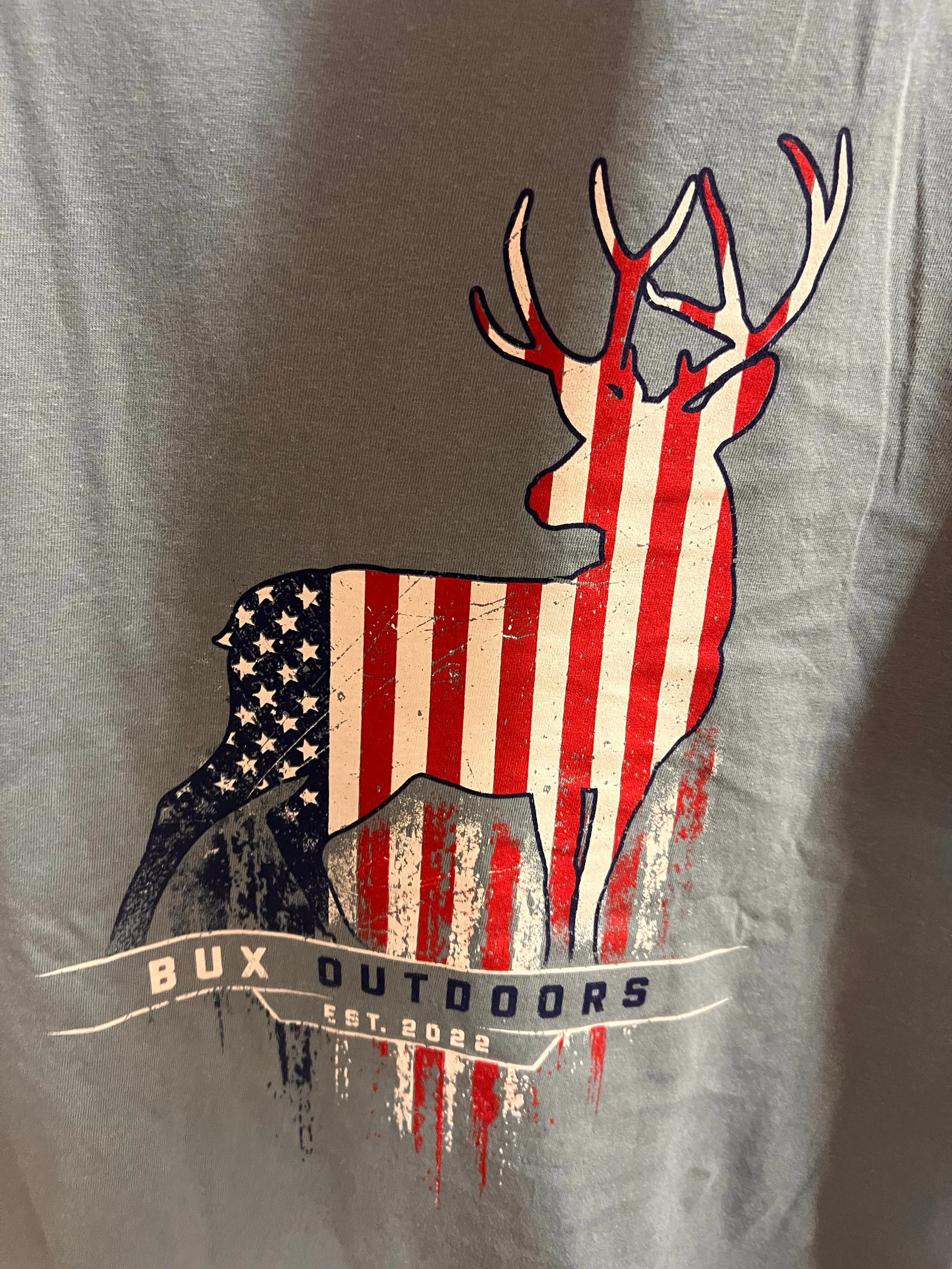 Bux Buck Flag Tee