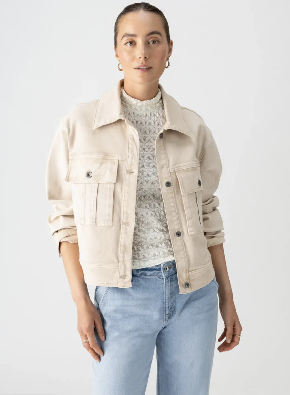 CARGO DENIM JACKET