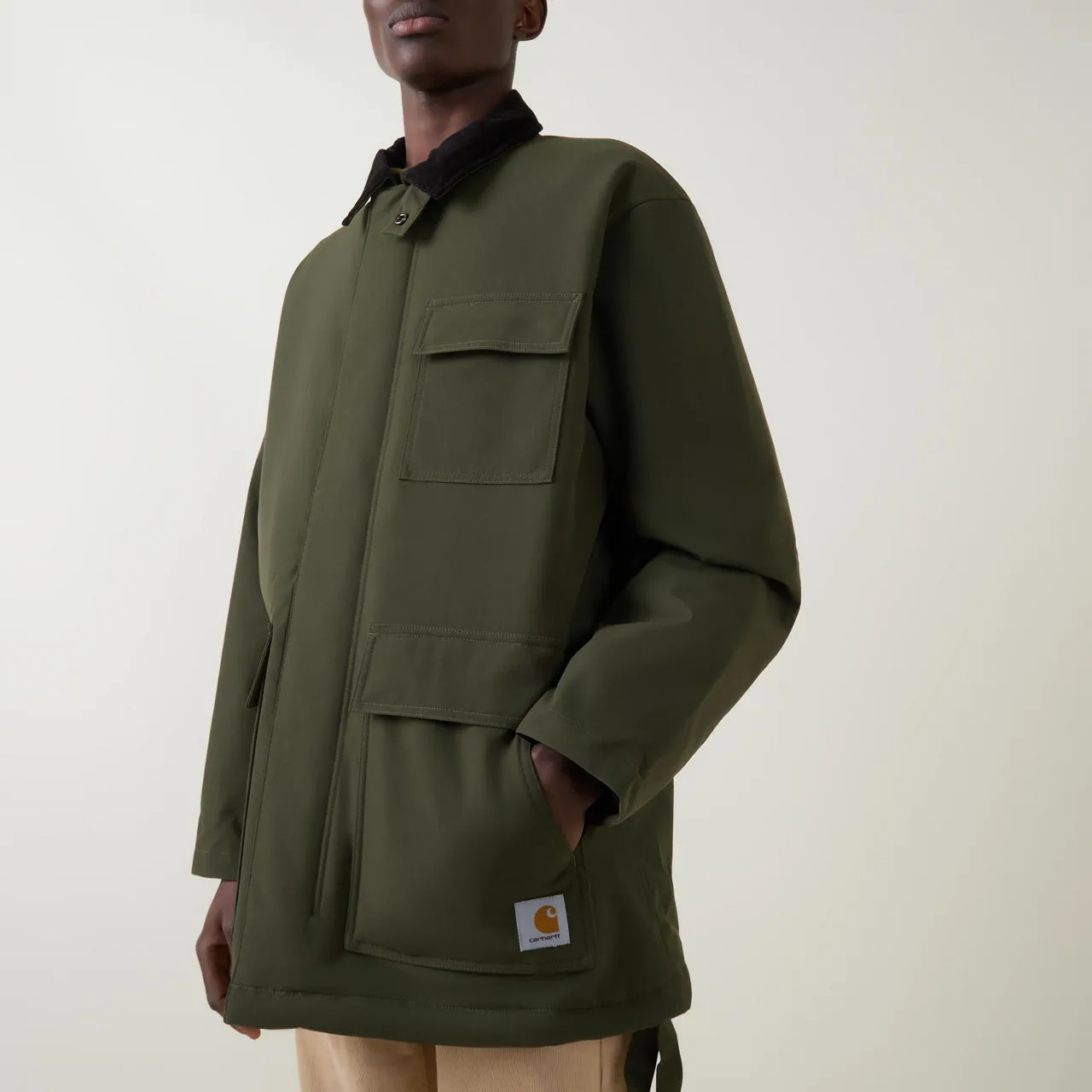 CARHARTT WIP Clarton Chore Coat - Dark Green