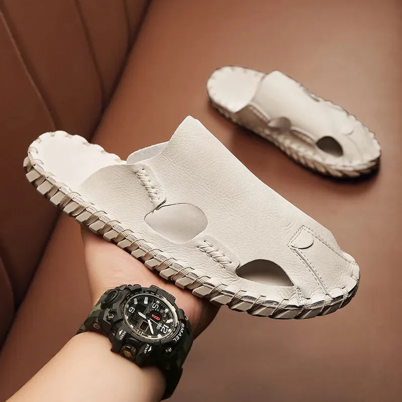 Classic Roman Leather Sandals Slipper Outdoor