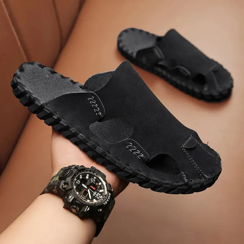 Classic Roman Leather Sandals Slipper Outdoor