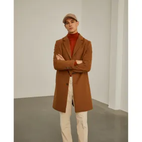 Classic wool blend overcoat