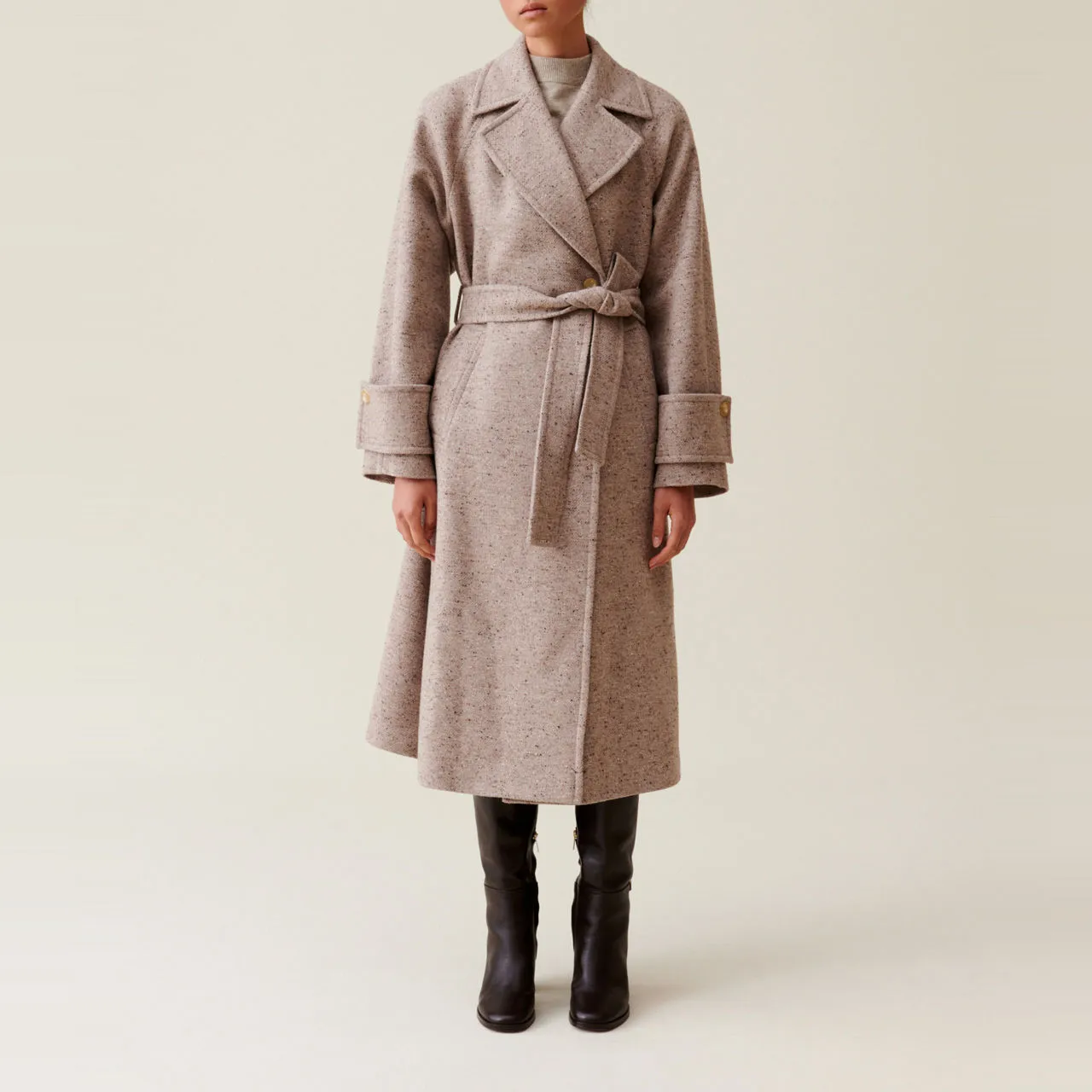 CLAUDIE PIERLOT Wrap-Style Trench Coat - Clear