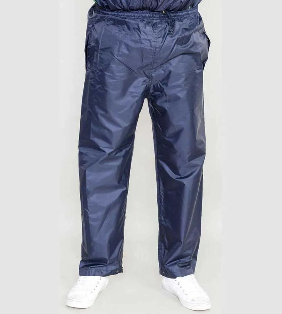 D555 Big Mens Navy Packaway Rain Over Trouser (ELBA NAVY)