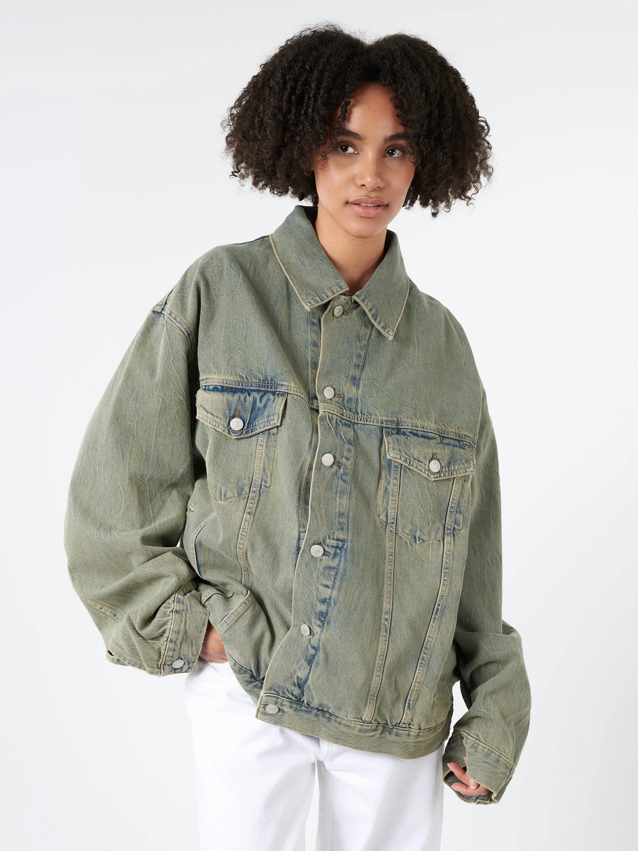 Denim Jacket - Oversized Fit