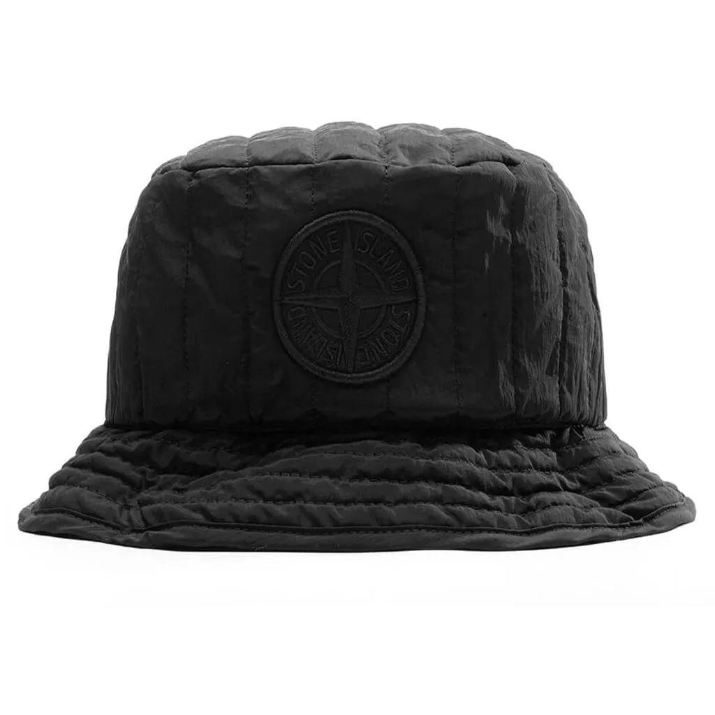 Econyl Regenerated Nylon Bucket Hat - Black