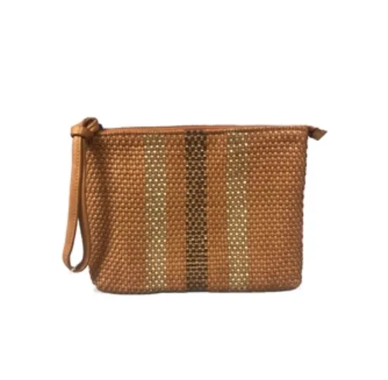 Enshalla Cognac Clutch