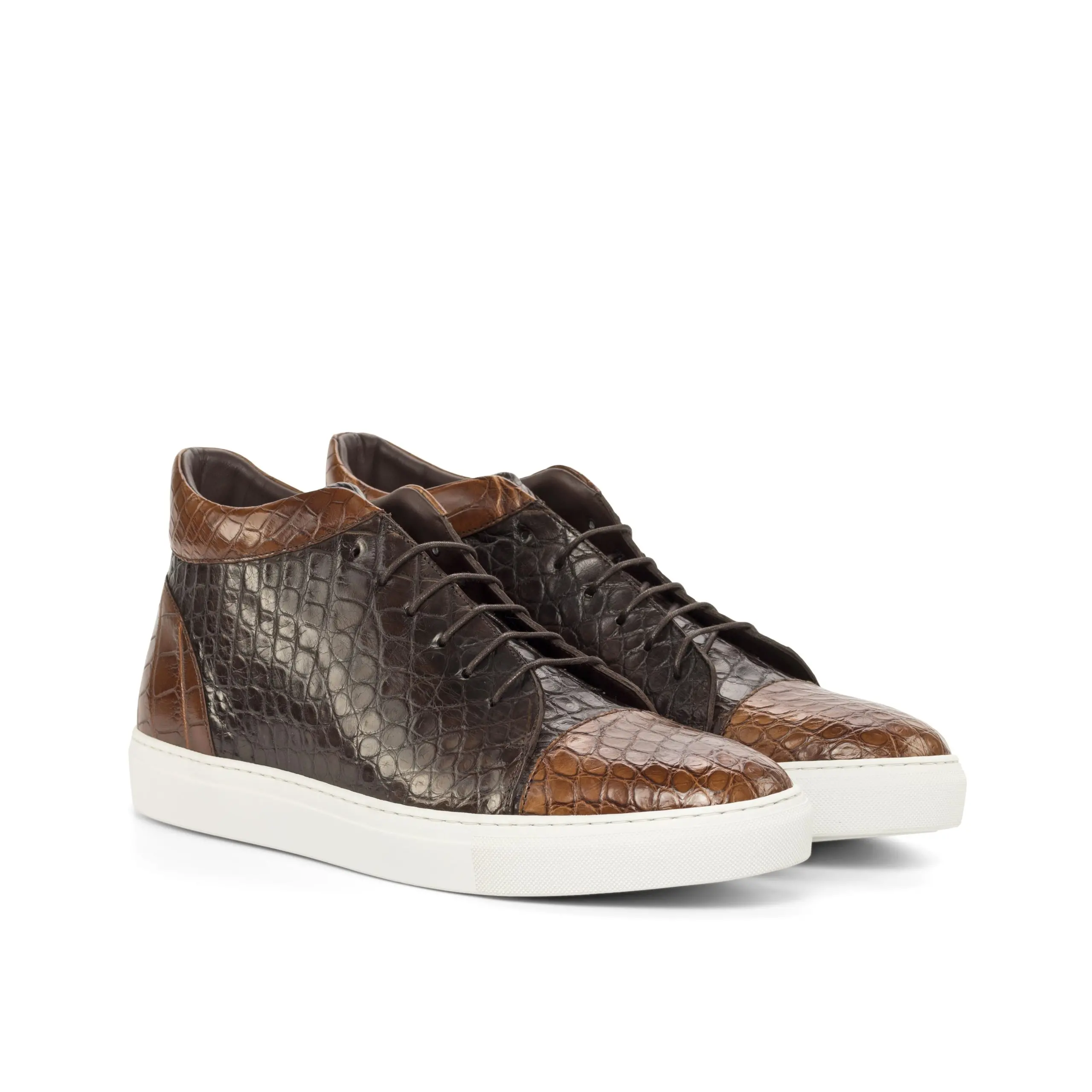 --Exotic Skins High Tops Sneaker-