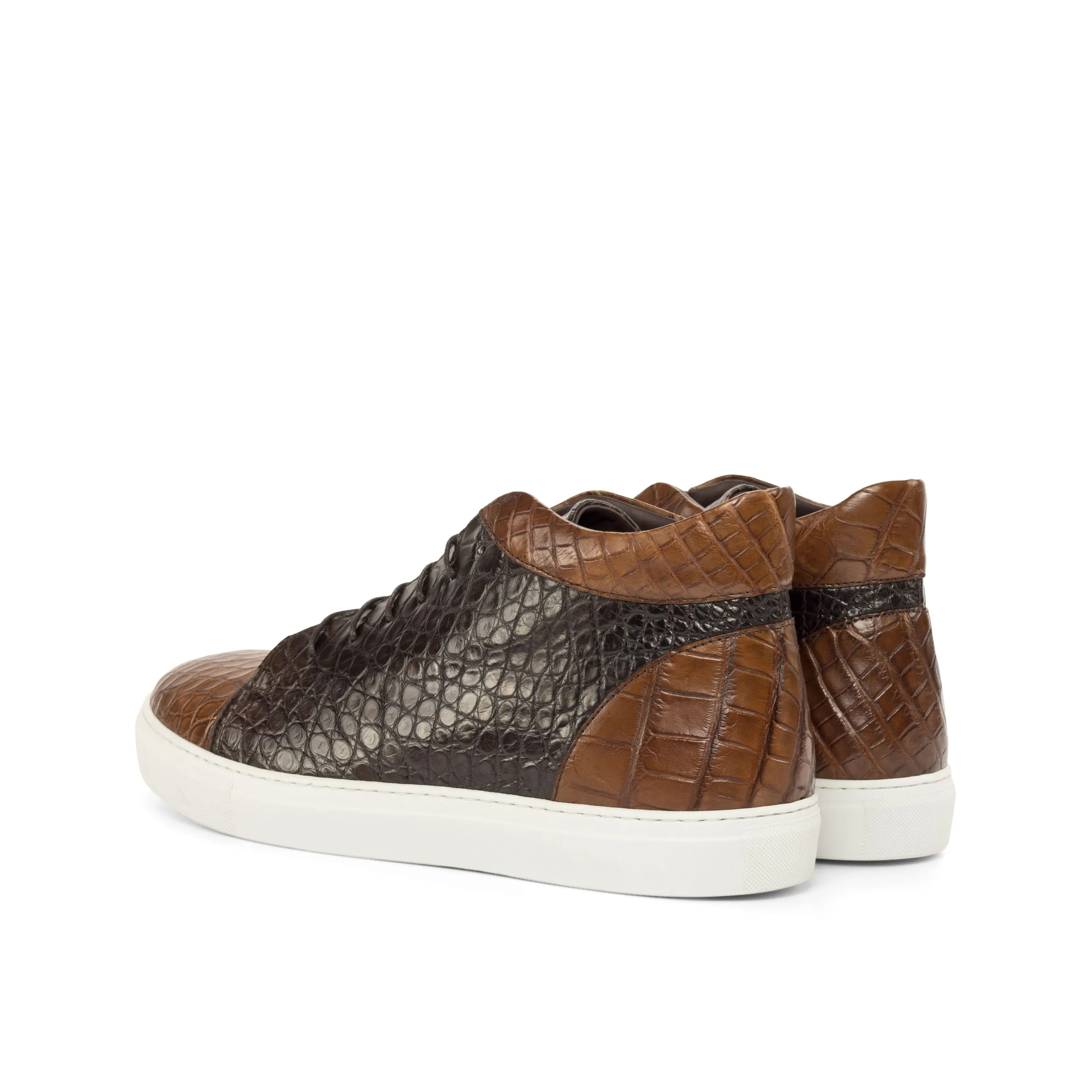 --Exotic Skins High Tops Sneaker-