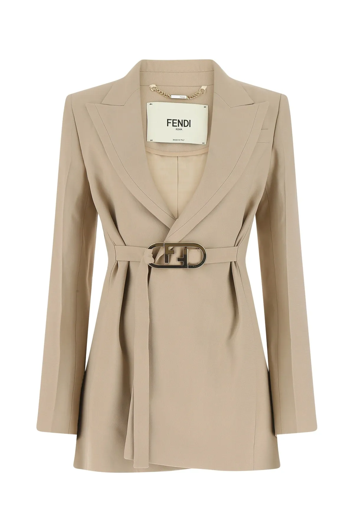 Fendi O’Lock Buckle Cady Blazer