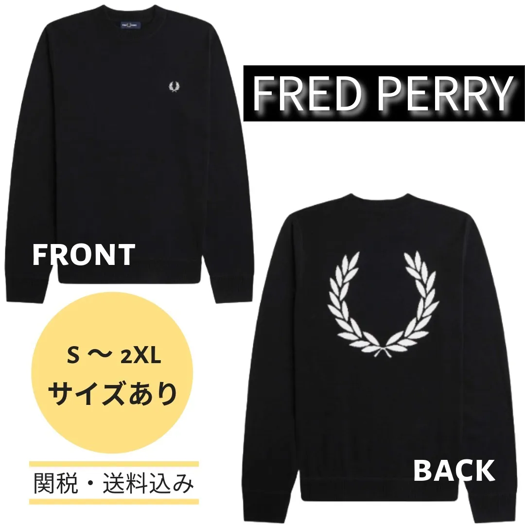 FRED PERRY  |Wool Plain Cotton Logo Sweaters