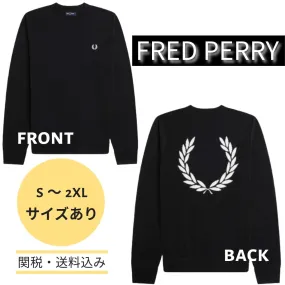 FRED PERRY  |Wool Plain Cotton Logo Sweaters