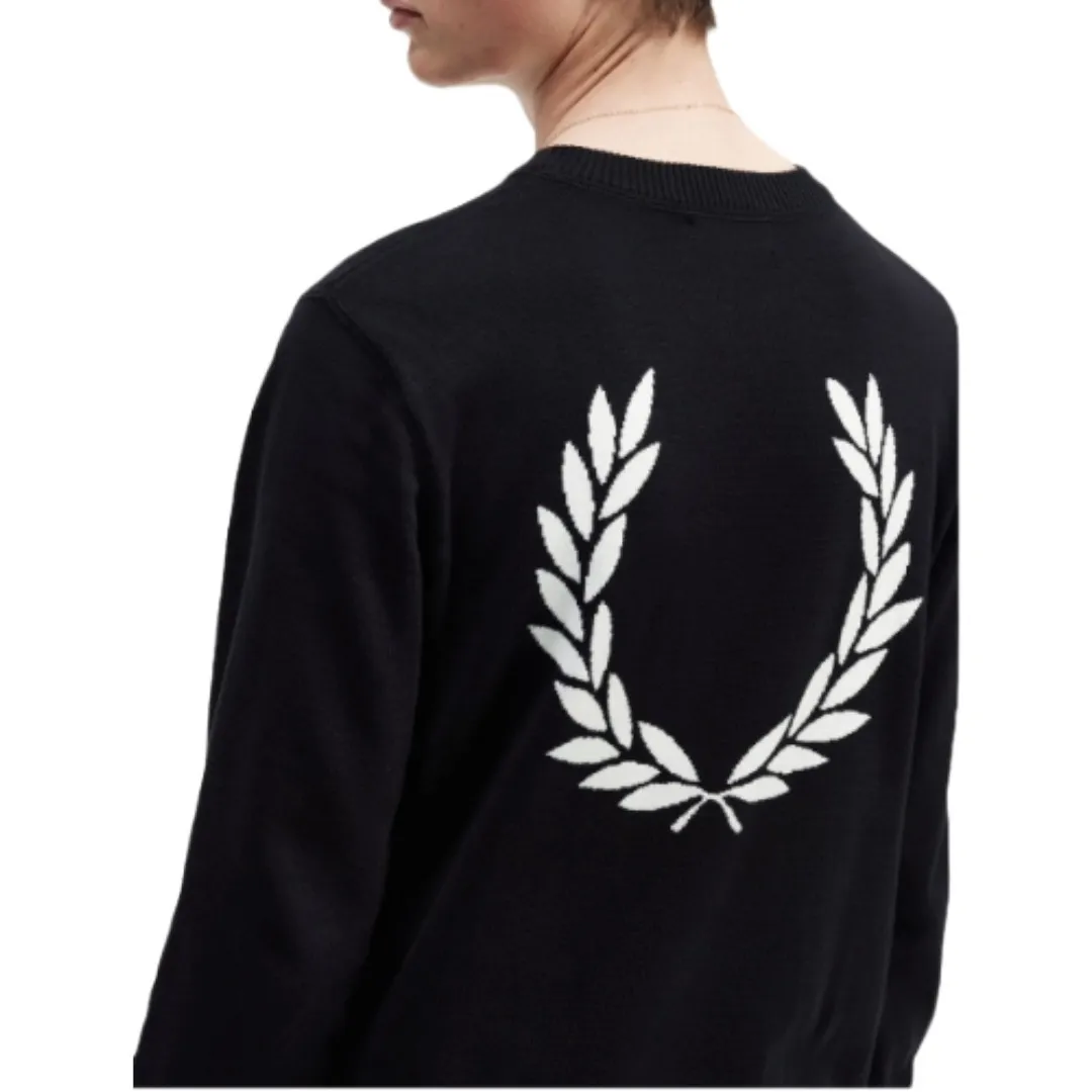 FRED PERRY  |Wool Plain Cotton Logo Sweaters