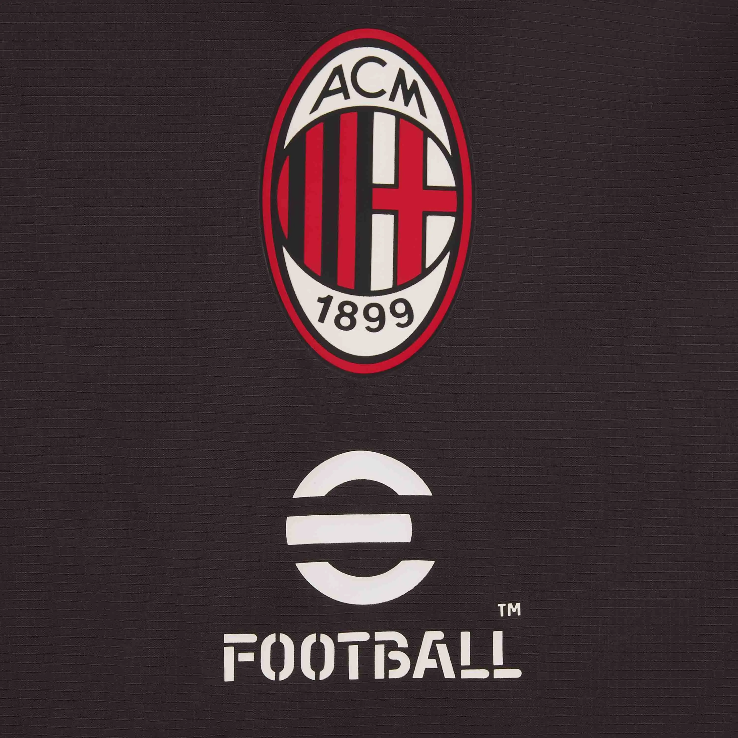 GIACCA MILAN PREMATCH 2023/24 CON ZIP E CAPPUCCIO