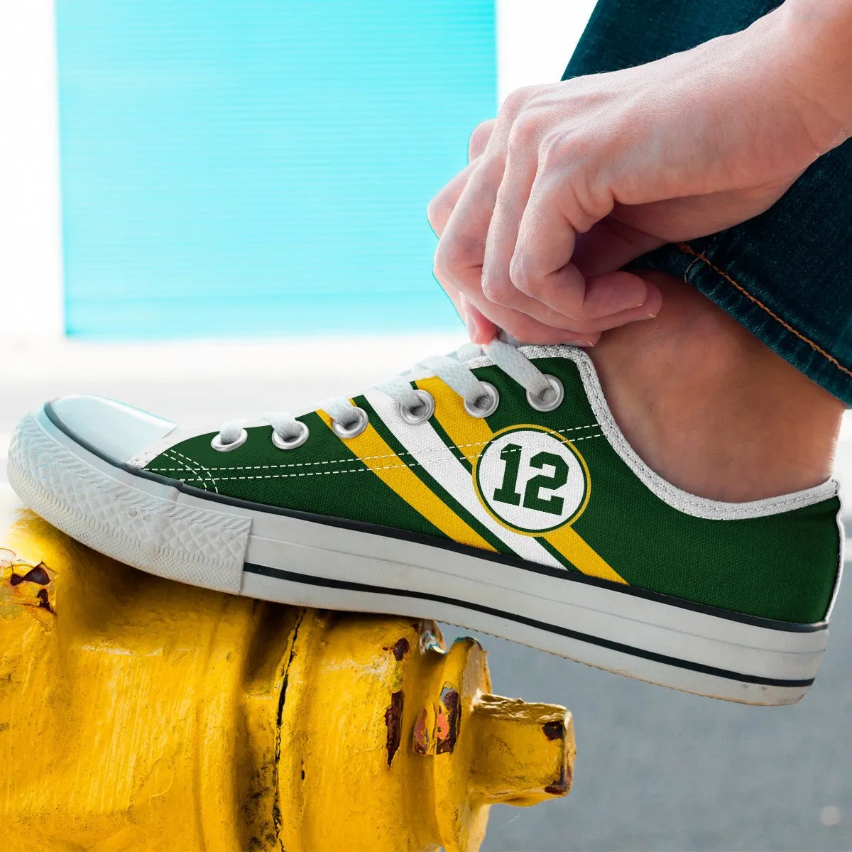 Green Bay 12 Sports Low Top Shoes