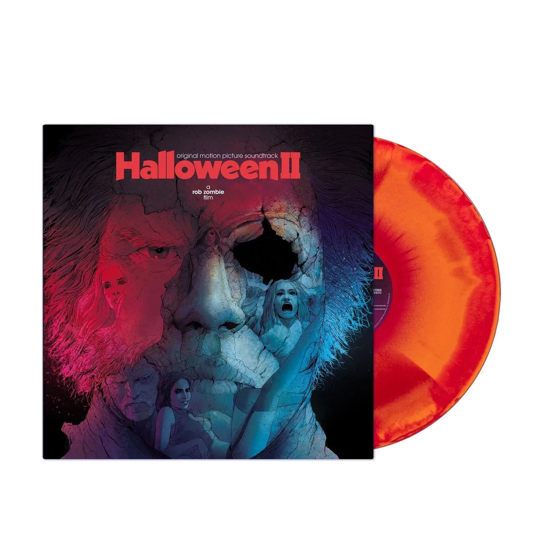 HALLOWEEN II SOUNDTRACK LP (Pumpkin Orange, Candy Apple Red, Magenta Swirl Vinyl, Featuring Rob Zombie, The Moody Blues, Motrhea