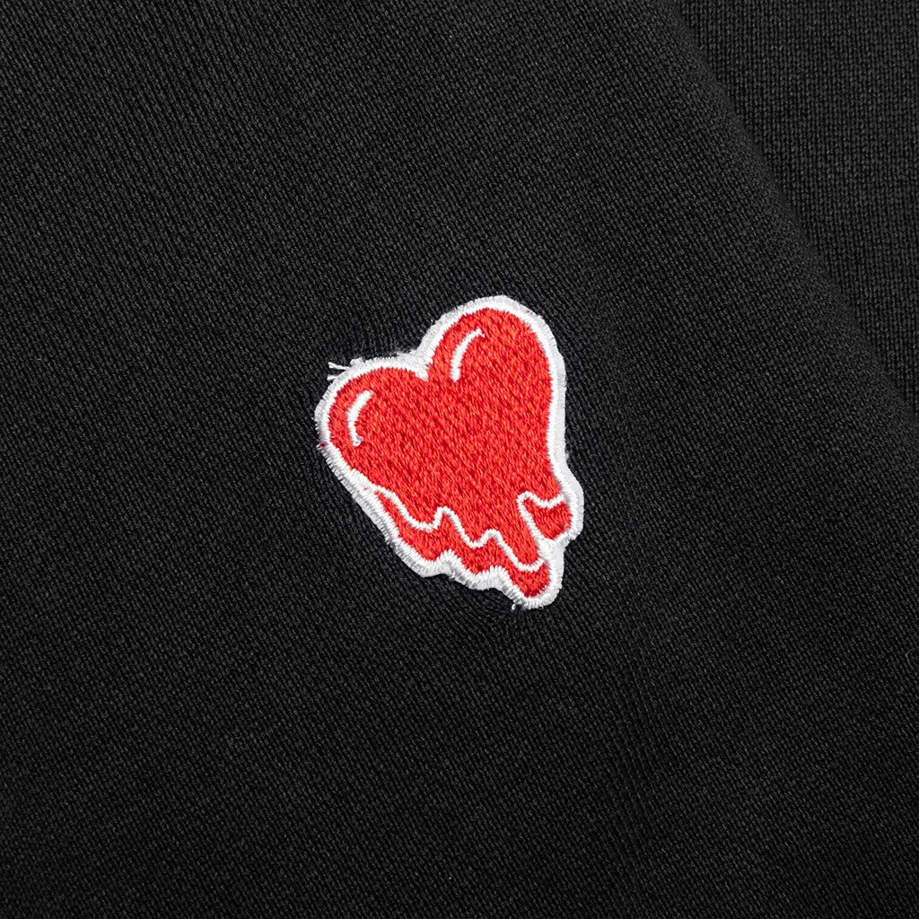 Heart Logo Sweatpants - Black