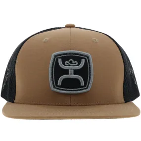 HOOEY ZENITH HAT TAN/BLACK W/BLACK & CHARCOAL PATCH