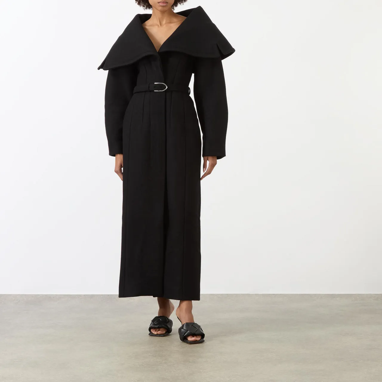 JACQUEMUS Le Manteau Caruso Coat - Black