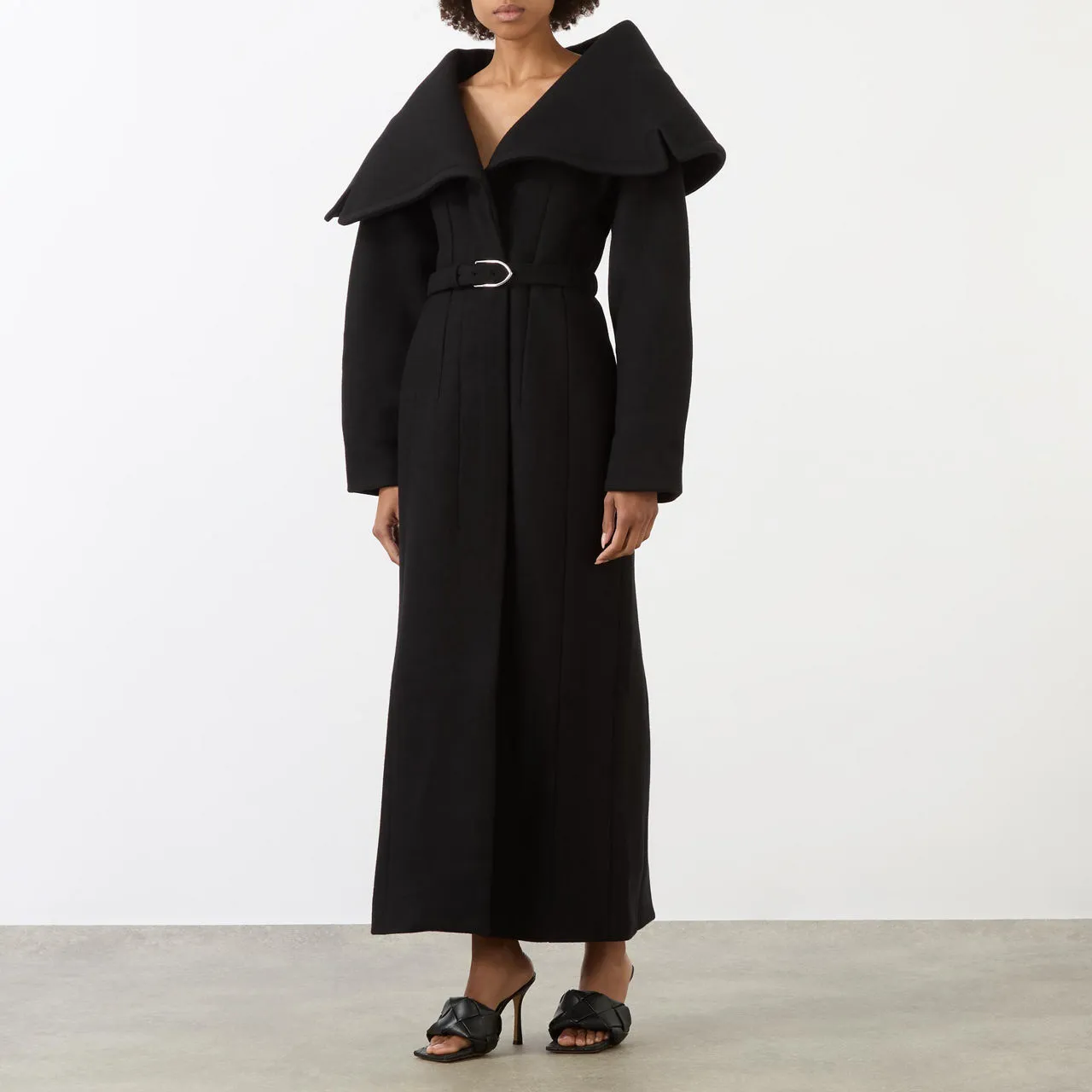 JACQUEMUS Le Manteau Caruso Coat - Black