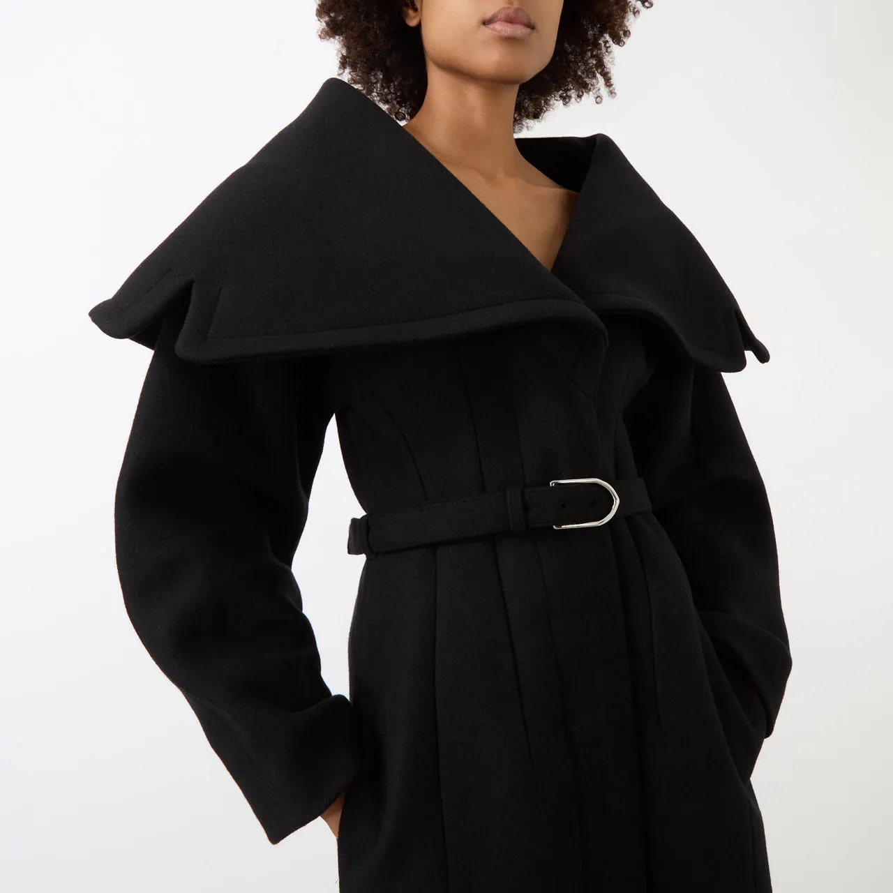 JACQUEMUS Le Manteau Caruso Coat - Black