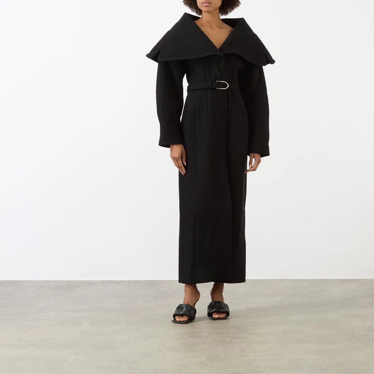 JACQUEMUS Le Manteau Caruso Coat - Black