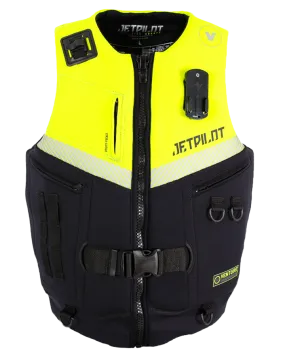 Jetpilot Venture Mens Neo Vest - Black/Yellow Level 50