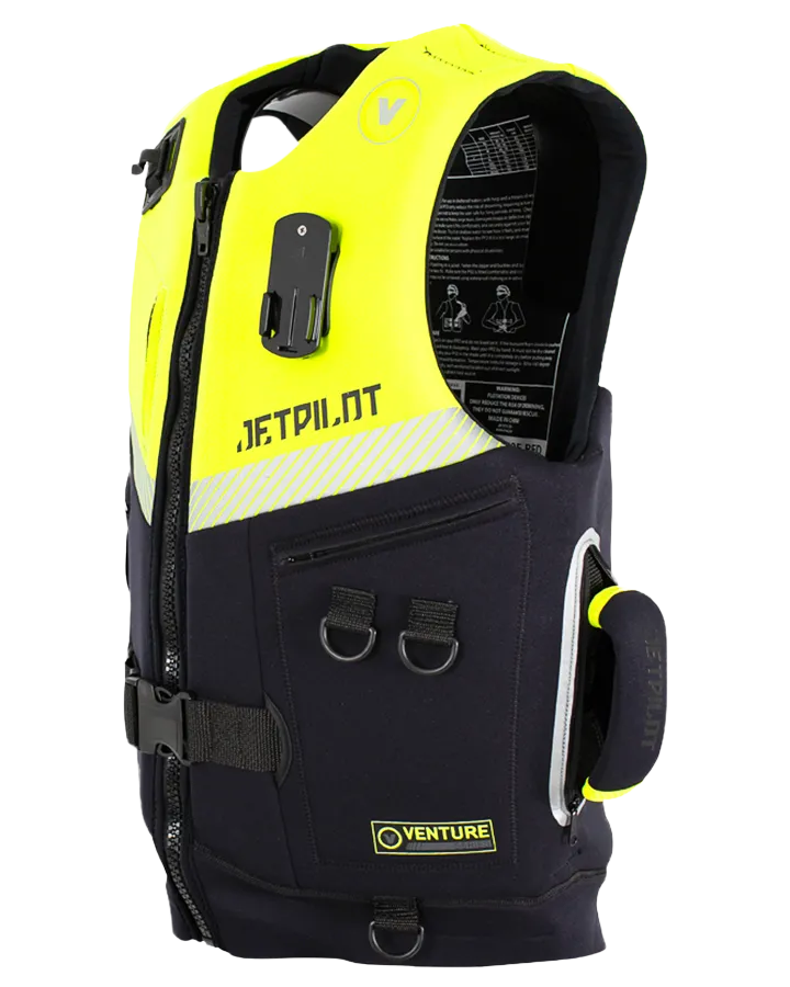 Jetpilot Venture Mens Neo Vest - Black/Yellow Level 50