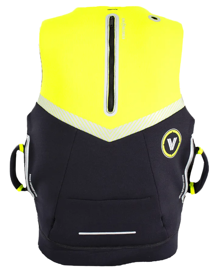 Jetpilot Venture Mens Neo Vest - Black/Yellow Level 50