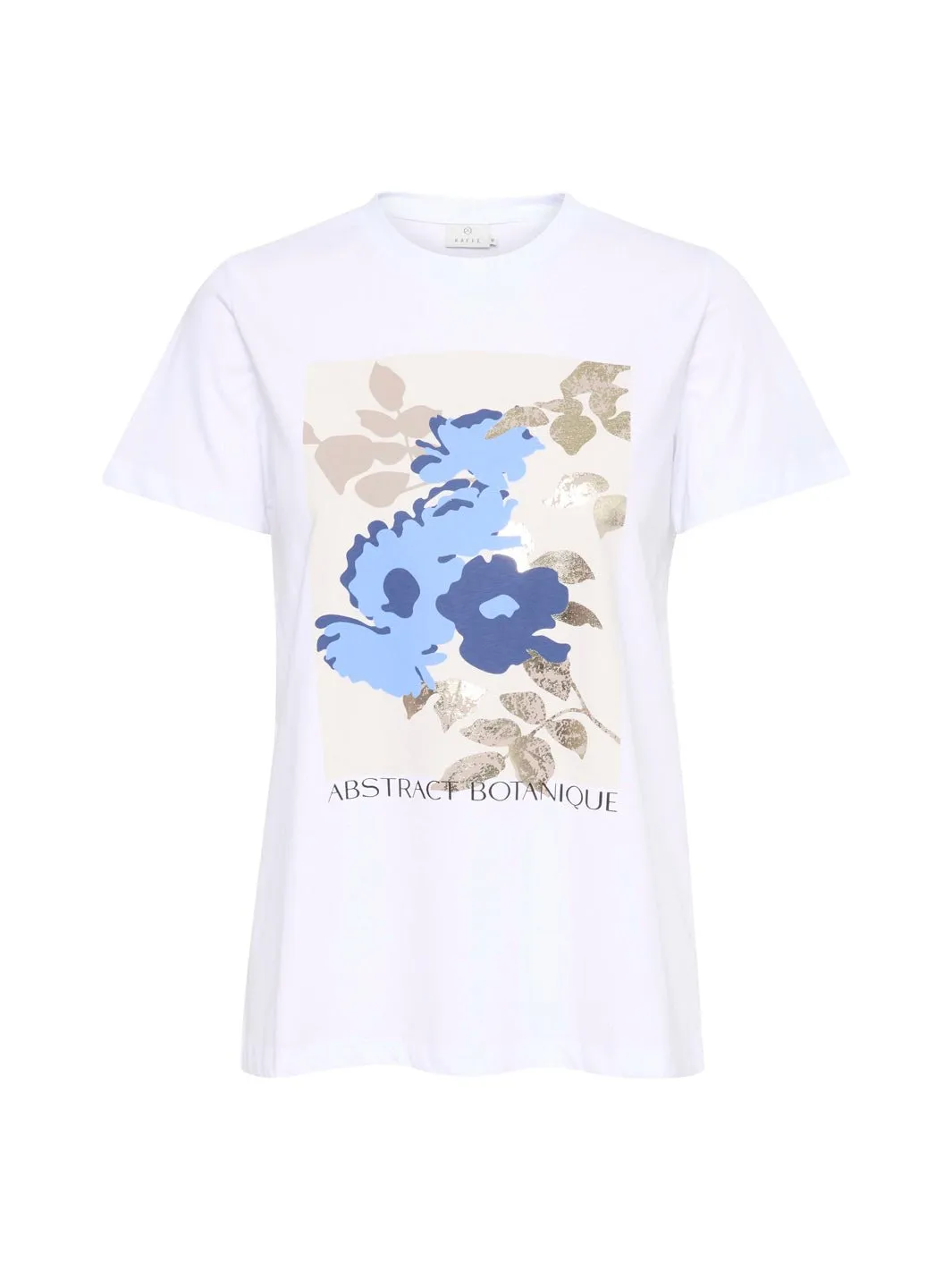 Kaffe KApolly t-shirt optical white/sand flower print