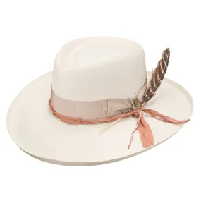 Ladies Stetson Kings Row Peach Straw Hat