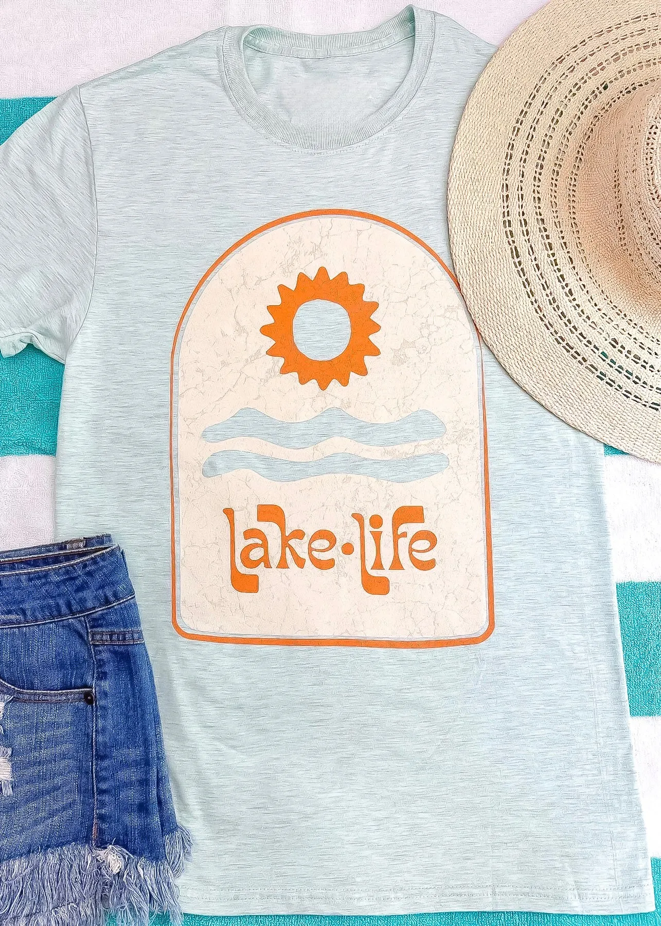 Lake Life Tee | Light Sage