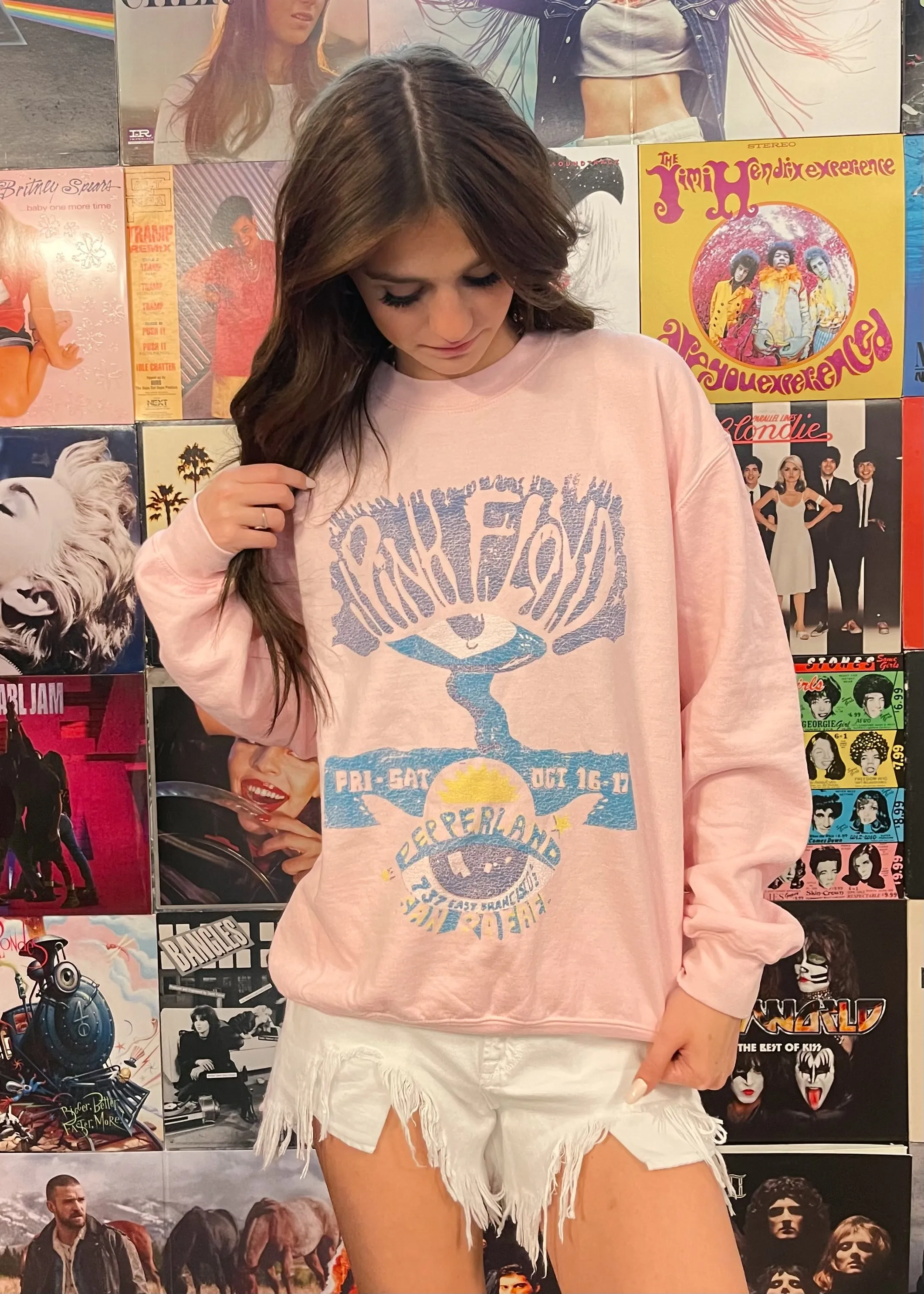 Livy Lu Pink Floyd Pepperland Sweatshirt | Pink