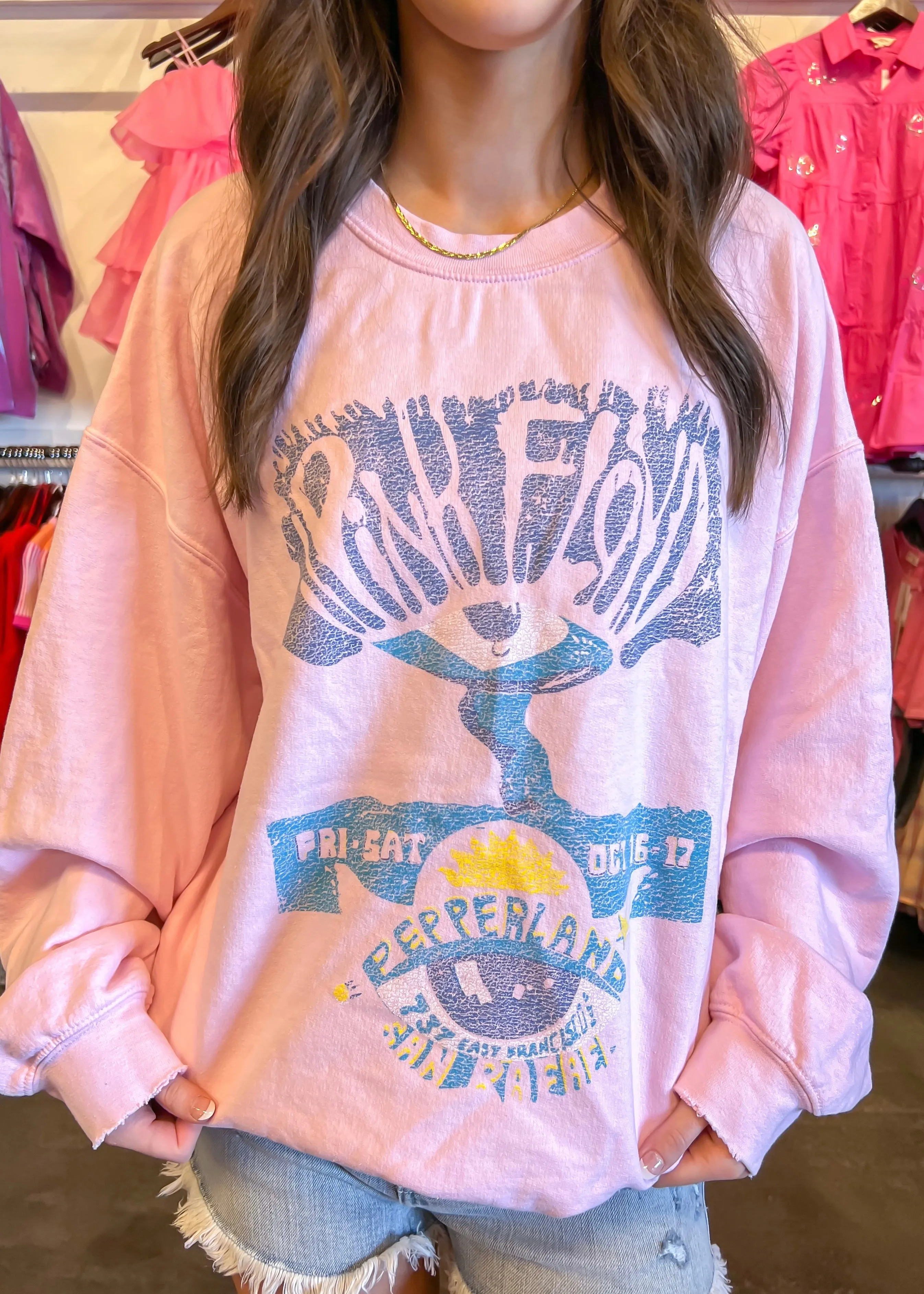 Livy Lu Pink Floyd Pepperland Sweatshirt | Pink