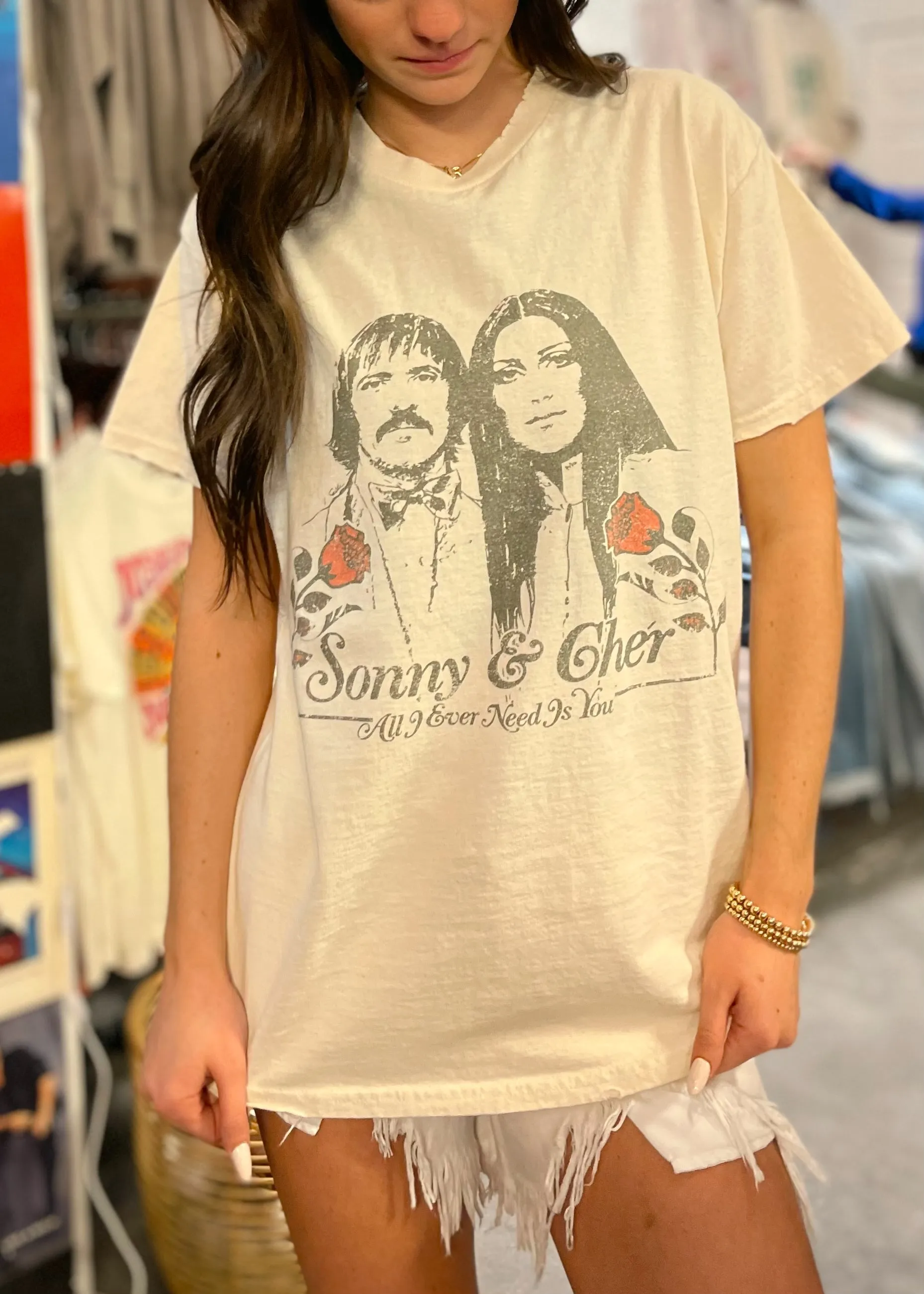 Livy Lu Sonny & Cher Tee | Natural