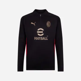 MAGLIA MILAN TRAINING 1/4 ZIP A MANICA LUNGA 2024/25