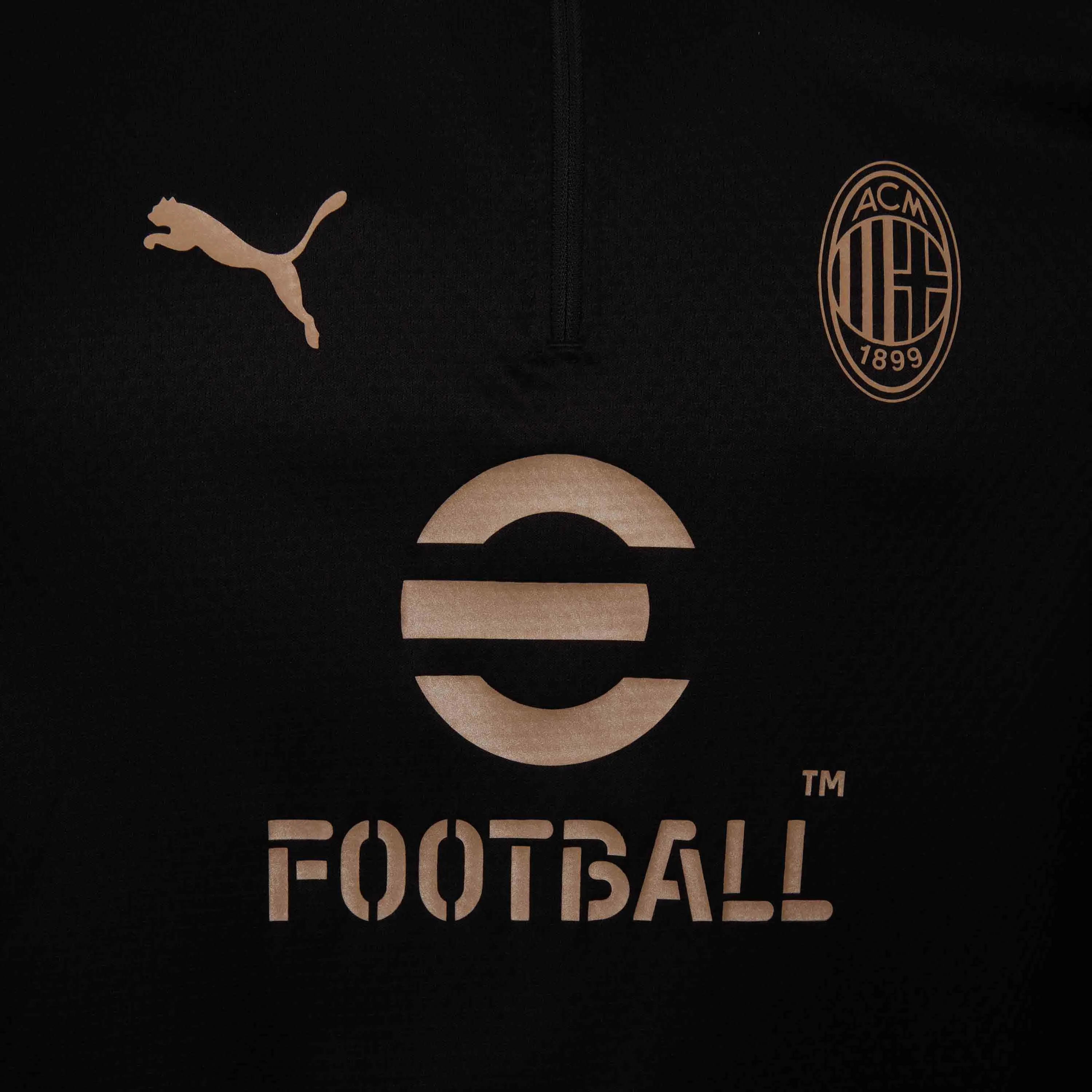 MAGLIA MILAN TRAINING 1/4 ZIP A MANICA LUNGA 2024/25