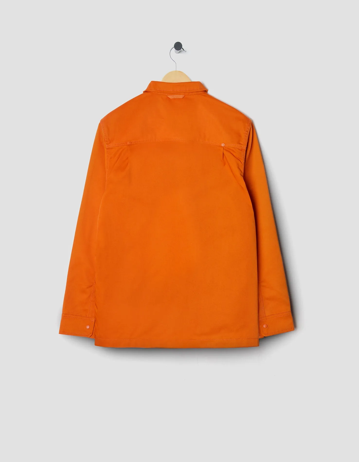 M.C.Overalls Poly Cotton Snap Shirt - Orange