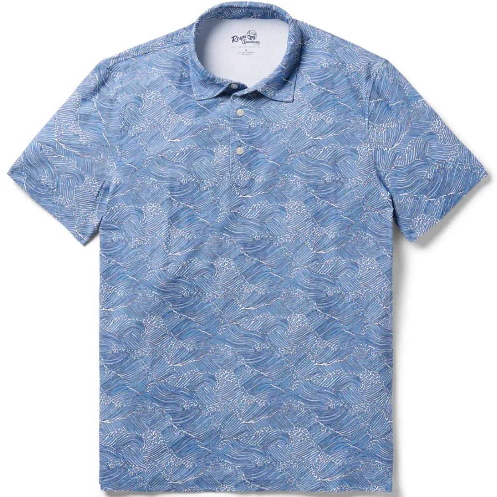 Molokai Channel Performance Polo - Blue